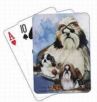 Dog Playing Cards