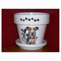 Cat and Dog Flower Pots