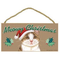 Meowy Christmas Signs