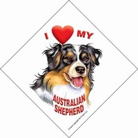 Dog Auto Window Signs