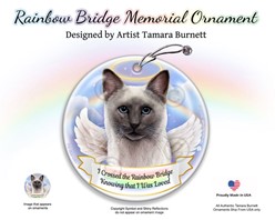 Cat Rainbow Bridge Memorial Ornaments