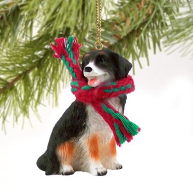 Raining Cats and Dogs | Bernese Mountain Dog Christmas Ornament