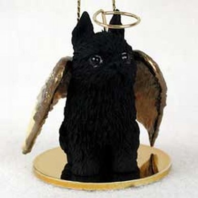 Raining Cats and Dogs | Brussels Griffon Dog Angel Ornament