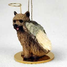 Raining Cats and Dogs | Norwich Terrier Angel Ornament