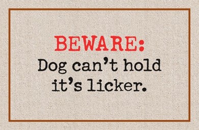 Raining Cats and Dogs | Dog Can't Hold Licker Mat