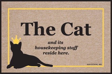 Raining Cats and Dogs | Cat Housekeeping Mat