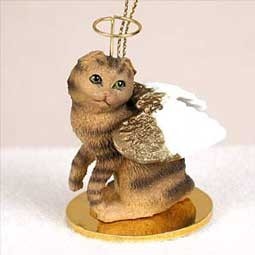 Scottish Fold Angel Ornament