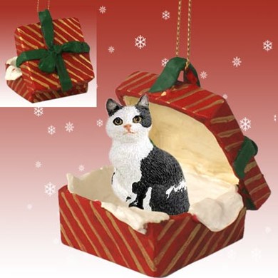 Raining Cats and Dogs | Manx Gift Box Christmas Ornament