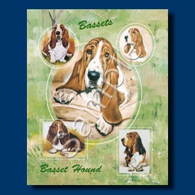 Raining Cats and Dogs | Basset Hound Gift Bag