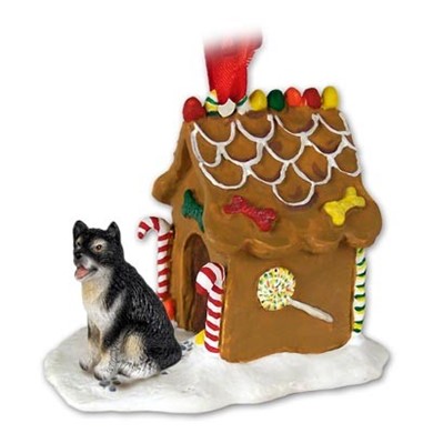 Raining Cats and Dogs | Alaskan Malamute Gingerbread Christmas Ornament