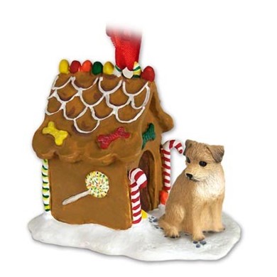 Border Terrier Gingerbread Christmas Ornament