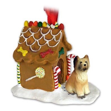 Briard Gingerbread Christmas Ornament