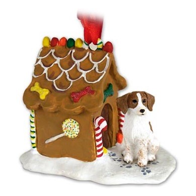Brittany Gingerbread Christmas Ornament