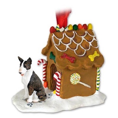 Bull Terrier Gingerbread Christmas Ornament