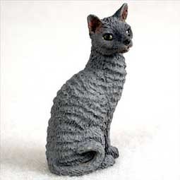 Raining Cats and Dogs | Cornish Rex Cat Tiny One Figurine