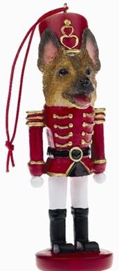 Raining Cats and Dogs | German Shepherd Nutcracker Dog Christmas Ornament