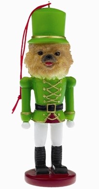 Raining Cats and Dogs | Pomeranian Nutcracker Dog Christmas Ornament