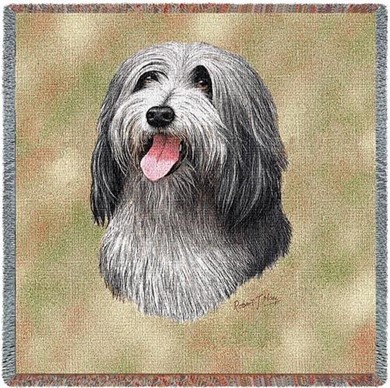 Raining Cats and Dogs | Bearded Collie Throw