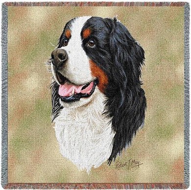 Raining Cats and Dogs | Bernese Mountain Dog Throw