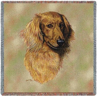 Raining Cats and Dogs | Longhaired Dachshund Throw