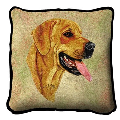 Raining Cats and Dogs | Rhodesian Ridgeback Tapestry Pillow, Made in the USA