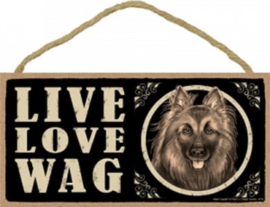 Raining Cats and Dogs | Spoiled Rotten Belgian Tervuren Sign, a Uique Dog Gift