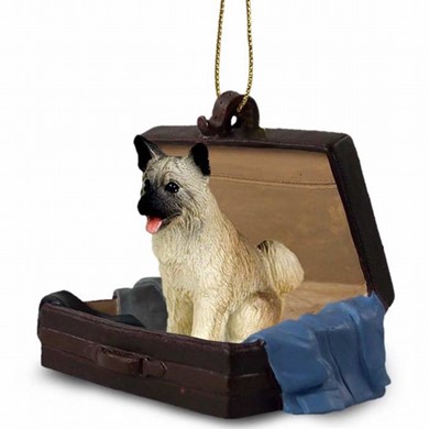 Raining Cats and Dogs | Akita Traveling Companion Ornament