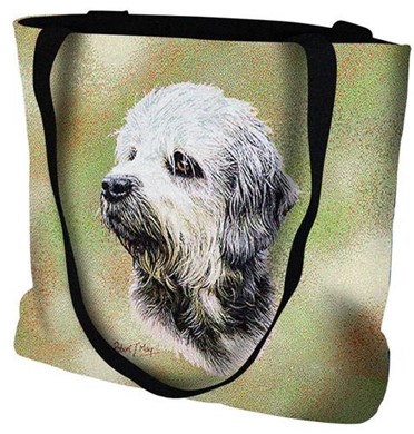 Raining Cats and Dogs | Dandie Dinmont Tapestry Tote Bag