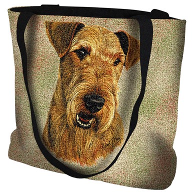 Raining Cats and Dogs | Airedale Tapestry Tote Bag