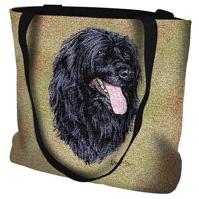 Raining Cats and Dogs | Portuguese Water Dog Tapestry Tote Bag