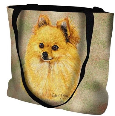 Raining Cats and Dogs | Pomeranian Tote Bag
