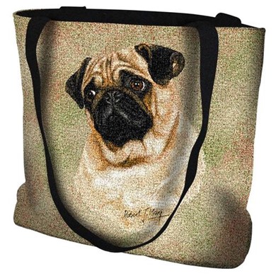 Raining Cats and Dogs | Pug Tote Bag