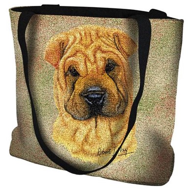 Raining Cats and Dogs | Shar Pei Tote Bag