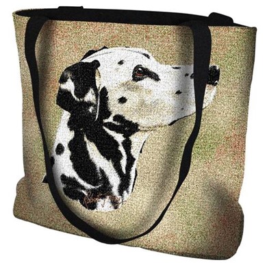 Raining Cats and Dogs | Dalmatian Tapestry Tote Bag