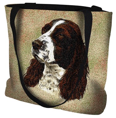 Raining Cats and Dogs | English Springer Spaniel Tapestry Tote Bag
