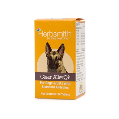 Raining Cats and Dogs | Herbsmith Clear AllerQi Tablets 270 Count, Allergy Support for Dogs
