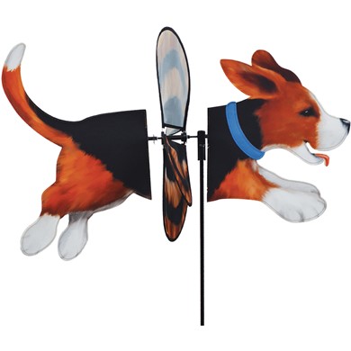 Raining Cats and Dogs |Beagle Hound Deluxe Dog Garden Spinner