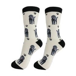 Raining Cats and Dogs | Labradoodle Black Happy Tails Socks
