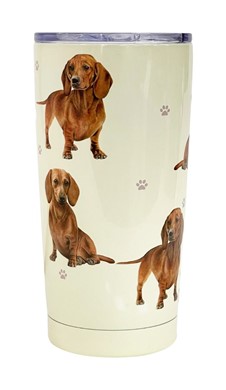 Raining Cats and Dogs | Dachshund Red Dog Insulated Tumbler By Serengeti