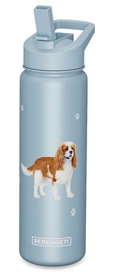 Raining Cats and Dogs |Cavalier King Charles Serengeti Insulated Water Bottle