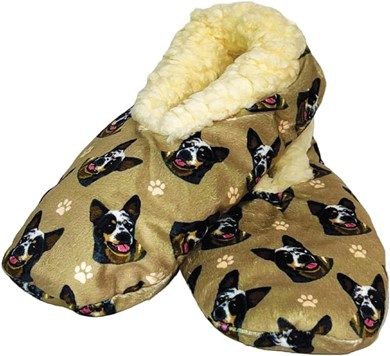 Raining Cats and Dogs | Australian Cattle Dog Comfies Dog Print Slippers