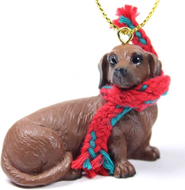 Raining Cats and Dogs | Dachshund Christmas Ornament