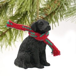 Flat Coated Retriever Christmas Ornament