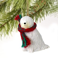 Komondor Christmas Ornament