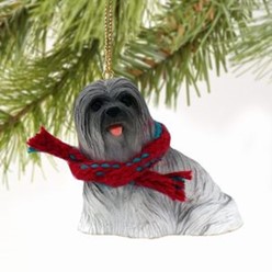 Lhasa Apso Christmas Ornament- click for more breed colors
