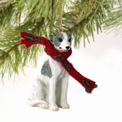 Whippet Christmas Ornament- click for more breed colors