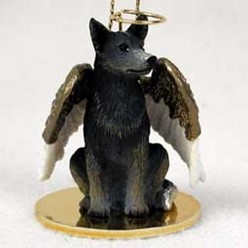 Australian Cattle Dog Angel Ornament - click for more breed colors