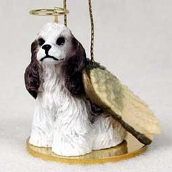 Cocker Spaniel Dog Angel Ornament - click for more breed colors