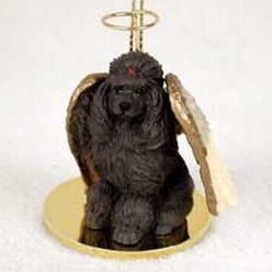 Poodle Dog Angel Ornament - click for more breed colors