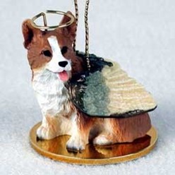 Welsh Corgi Pembroke Angel Ornament